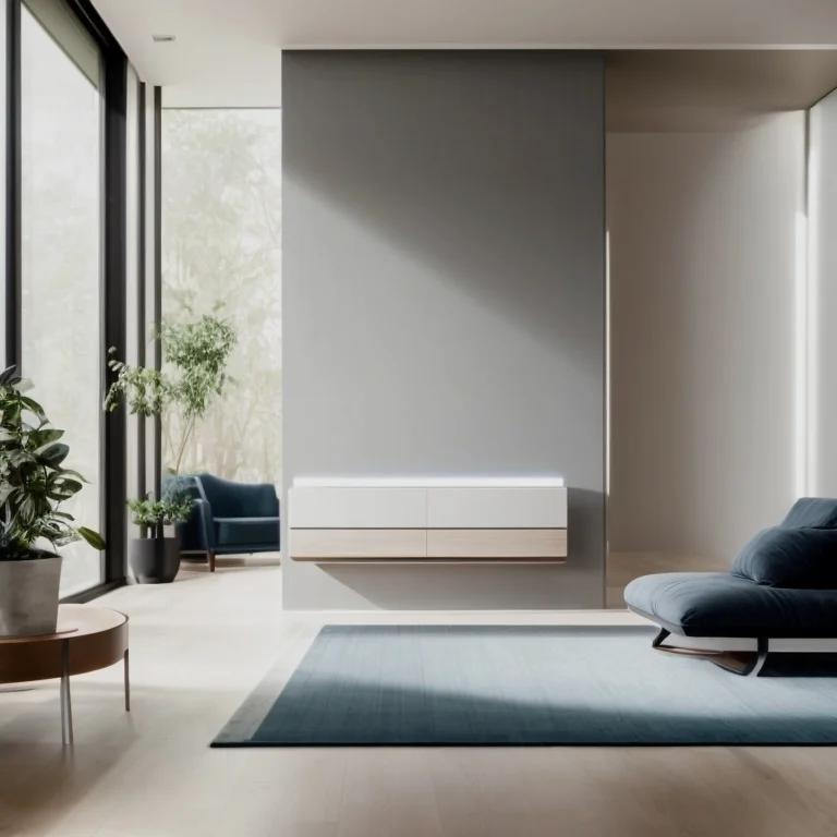 Smart Home Steuerzentrale im modernen Wohnzimmer